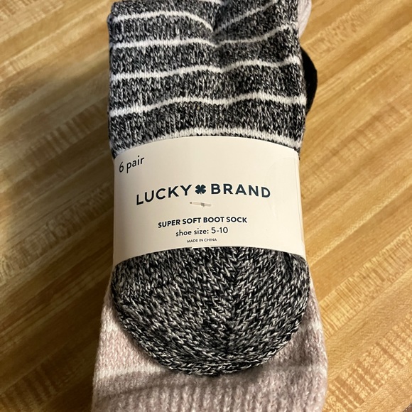 🌸Lucky🍀Brand Cozy Boot Socks - Picture 1 of 4